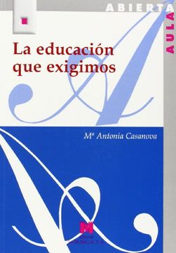 portada La educación que exigimos (Aula Abierta)