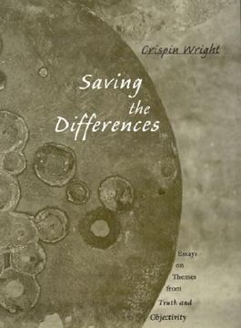 portada saving the differences: essays on themes from truth and objectivity