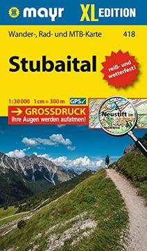 portada Mayr Wanderkarte Stubaital xl 1: 30. 000 (en Alemán)