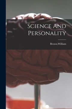 portada Science And Personality (en Inglés)