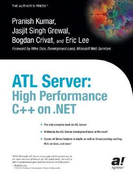 portada atl server: high performance c++ on .net (en Inglés)