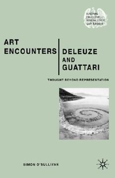 portada art encounters deleuze and guattari: thought beyond representation (in English)