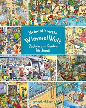 portada Meine Allererste Wimmelwelt - Suchen und Finden für Jungs (in German)