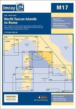 portada Imray Chart M17: North Tuscan Islands to Rome (M Series)