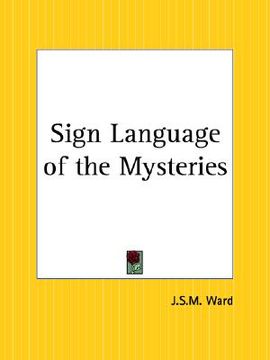 portada sign language of the mysteries (en Inglés)