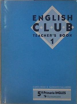 portada English Club: 1: Teacher's Book (English Club) (en Inglés)