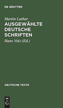 portada Ausgewählte Deutsche Schriften (in German)