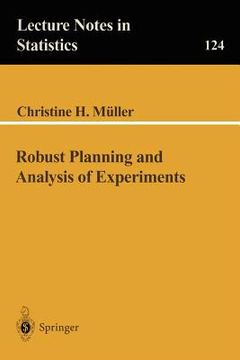 portada robust planning and analysis of experiments (en Inglés)
