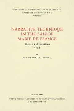 portada Narrative Technique in the Lais of Marie de France: Themes and Variations (en Inglés)