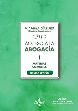 Acceso a la Abogacía-I: Volumen i. Materias Comunes