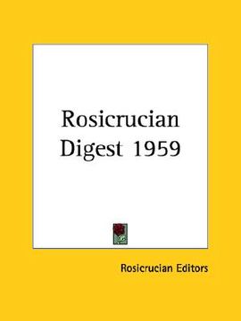 portada rosicrucian digest 1959 (en Inglés)