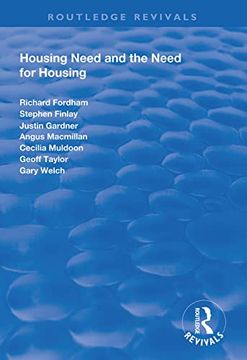 portada Housing Need and the Need for Housing (in English)
