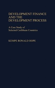 portada development finance and the development process: a case study of selected caribbean countries (en Inglés)