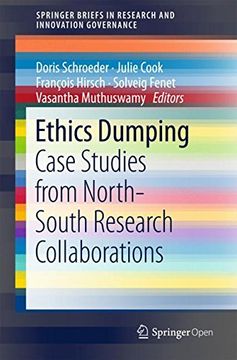 portada Ethics Dumping: Case Studies from North-South Research Collaborations (en Inglés)