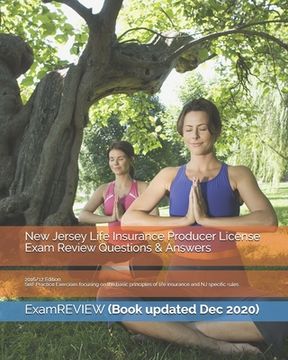 portada New Jersey Life Insurance Producer License Exam Review Questions & Answers 2016/17 Edition: Self-Practice Exercises focusing on the basic principles o (in English)
