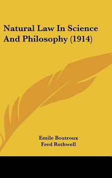 portada natural law in science and philosophy (1914) (in English)