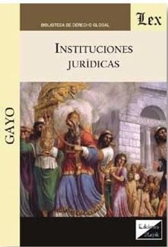 portada Instituciones Jurídicas (in Spanish)