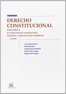portada Tm. Derecho Constitucional, V. I. Ord. Constituc (in Spanish)