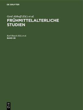 portada Frühmittelalterliche Studien. Band 28 (en Alemán)
