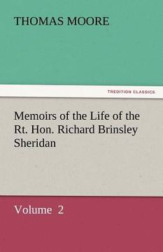 portada memoirs of the life of the rt. hon. richard brinsley sheridan (in English)