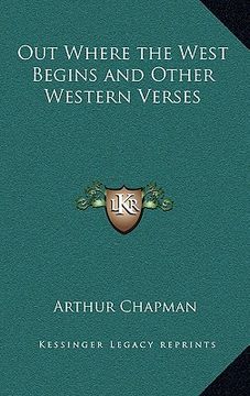 portada out where the west begins and other western verses (in English)
