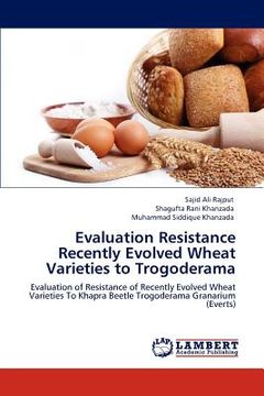 portada evaluation resistance recently evolved wheat varieties to trogoderama (en Inglés)
