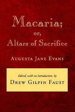 portada macaria: or, altars of sacrifice