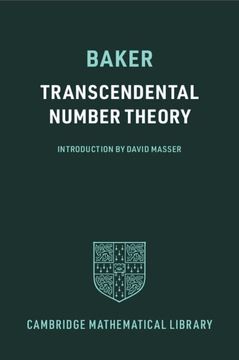portada Transcendental Number Theory (Cambridge Mathematical Library) (en Inglés)