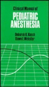 portada Clinical Manual of Pediatric Anesthesia (en Inglés)