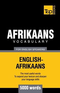 portada Afrikaans vocabulary for English speakers - 5000 words (en Inglés)
