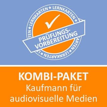 portada Kombi-Paket Kaufmann für Audiovisuelle Medien Lernkarten (en Alemán)