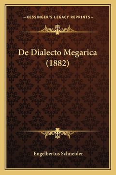 portada De Dialecto Megarica (1882) (in Latin)