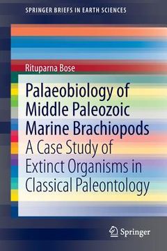 portada Palaeobiology of Middle Paleozoic Marine Brachiopods: A Case Study of Extinct Organisms in Classical Paleontology (en Inglés)