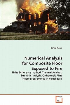 portada numerical analysis for composite floor exposed to fire (in English)