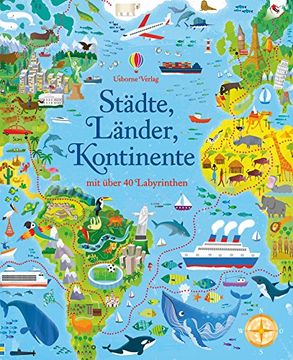 portada Städte, Länder, Kontinente: Mit Über 40 Labyrinthen (in German)