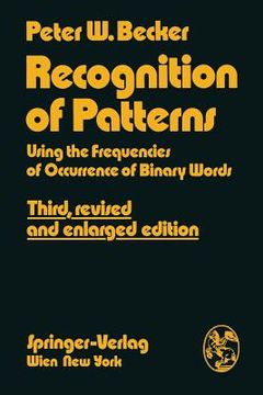 portada recognition of patterns: using the frequencies of occurrence of binary words (en Inglés)