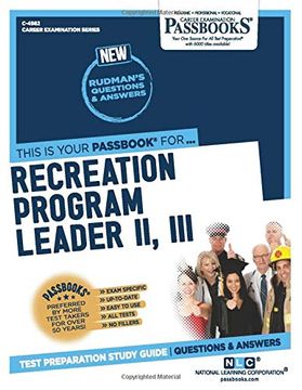 portada Recreation Program Leader ii, iii (en Inglés)