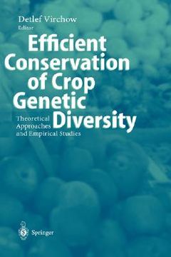 portada efficient conservation of crop genetic diversity: theoretical approaches and empirical studies (en Inglés)