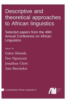 portada Descriptive and theoretical approaches to African linguistics (en Inglés)