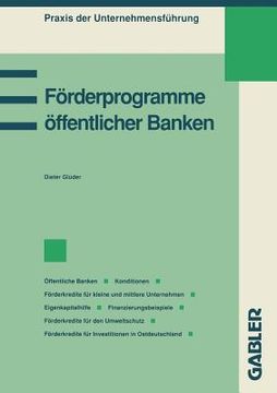 portada Förderprogramme Öffentlicher Banken (en Alemán)