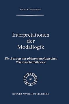 portada interpretationen der modallogik: ein beitrag zur ph nomenologischen wissenschaftstheorie (en Inglés)