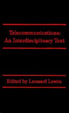 portada telecommunications: an interdisciplinary text (en Inglés)