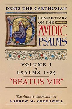 portada Beatus vir (Denis the Carthusian'S Commentary on the Psalms): Vol. 1 (Psalms 1-25) (1) (en Inglés)