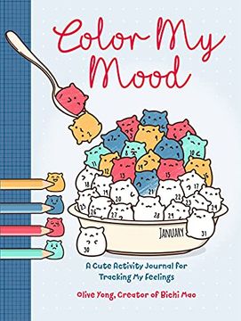 portada Color my Mood: A Cute Activity Journal for Tracking my Feelings (en Inglés)