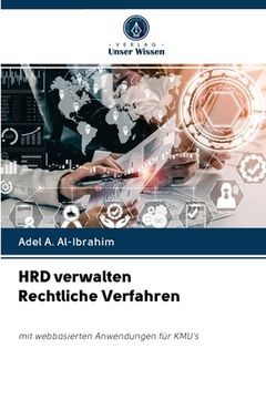 portada HRD verwalten Rechtliche Verfahren (in German)