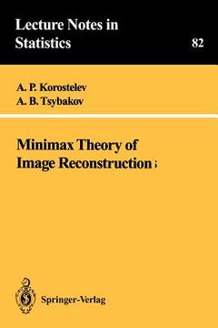 portada minimax theory of image reconstruction (en Inglés)