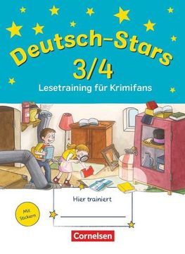 portada Deutsch-Stars - Allgemeine Ausgabe - 3. /4. Schuljahr: Lesetraining für Krimifans - Übungsheft - mit Lösungen (en Alemán)