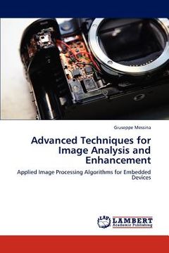 portada advanced techniques for image analysis and enhancement (en Inglés)