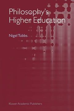 portada philosophy's higher education (en Inglés)