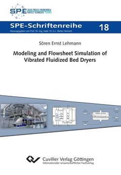 portada Modeling and Flowsheet Simulation of Vibrated Fluidized Bed Dryers